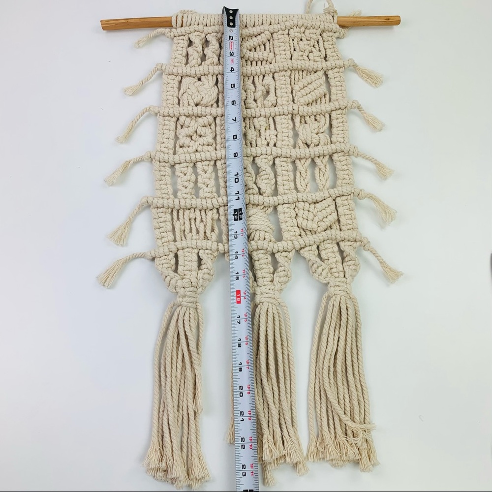 Macrame Wall Hanging Tapestry - Picture 6 of 7
